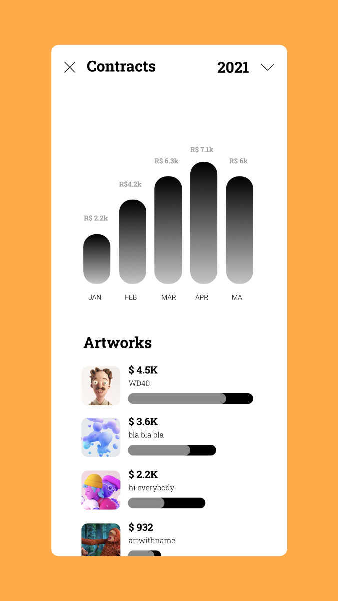Bloop - Art Marketplace App case study